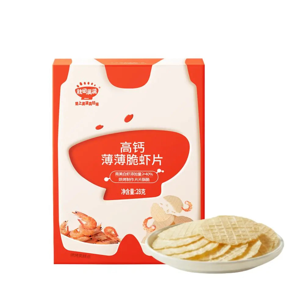 hltone.myshopify.com Qiu Tian Man Man Organic Baby Prawn Crackers | 12+ Months | Teethers | Calcium Rich | Baby Snacks (28g) simple