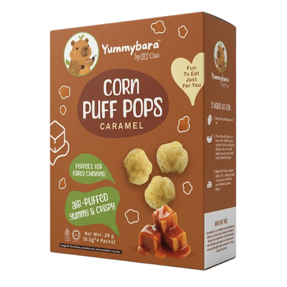 Yummybara Corn Puff Pop 26g (4 packs)
