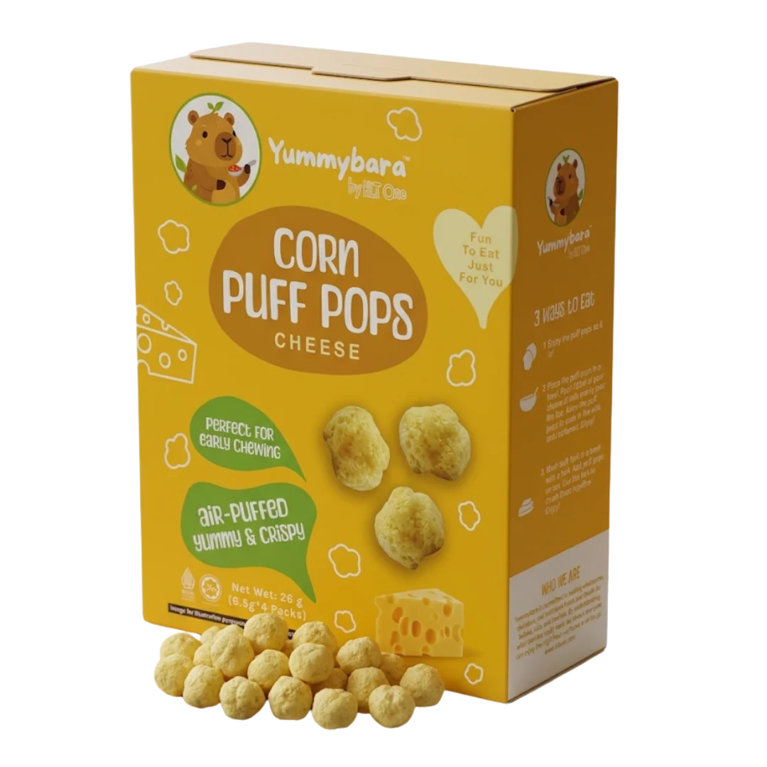 Yummybara Corn Puff Pop 26g (4 packs)