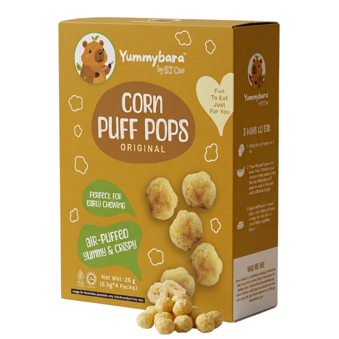 Yummybara Corn Puff Pop 26g (4 packs)