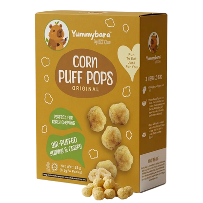 Yummybara Corn Puff Pop 26g (4 packs)