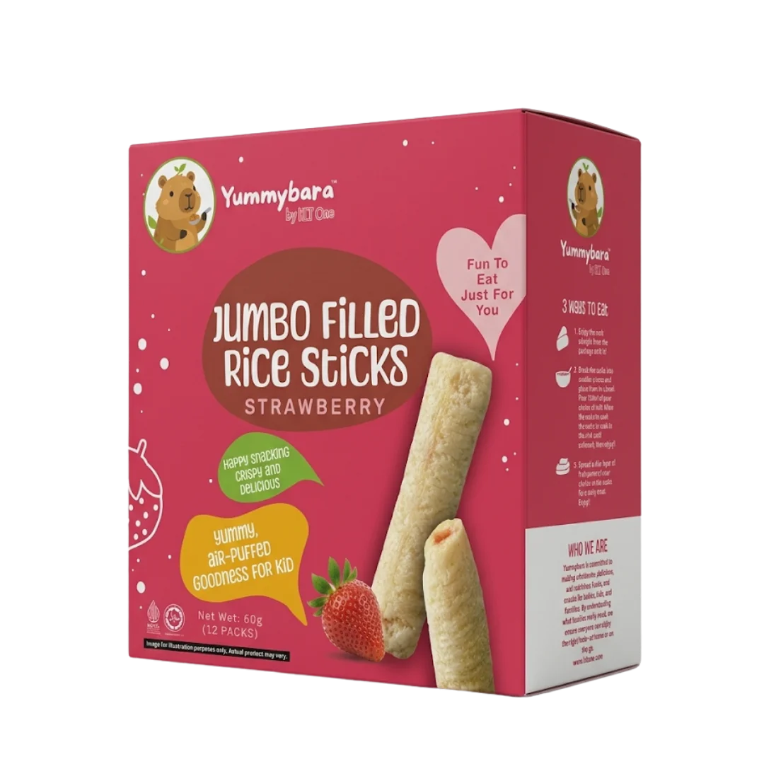 Jumbo Filled Rice Sticks 60g (12 packs) 12M+