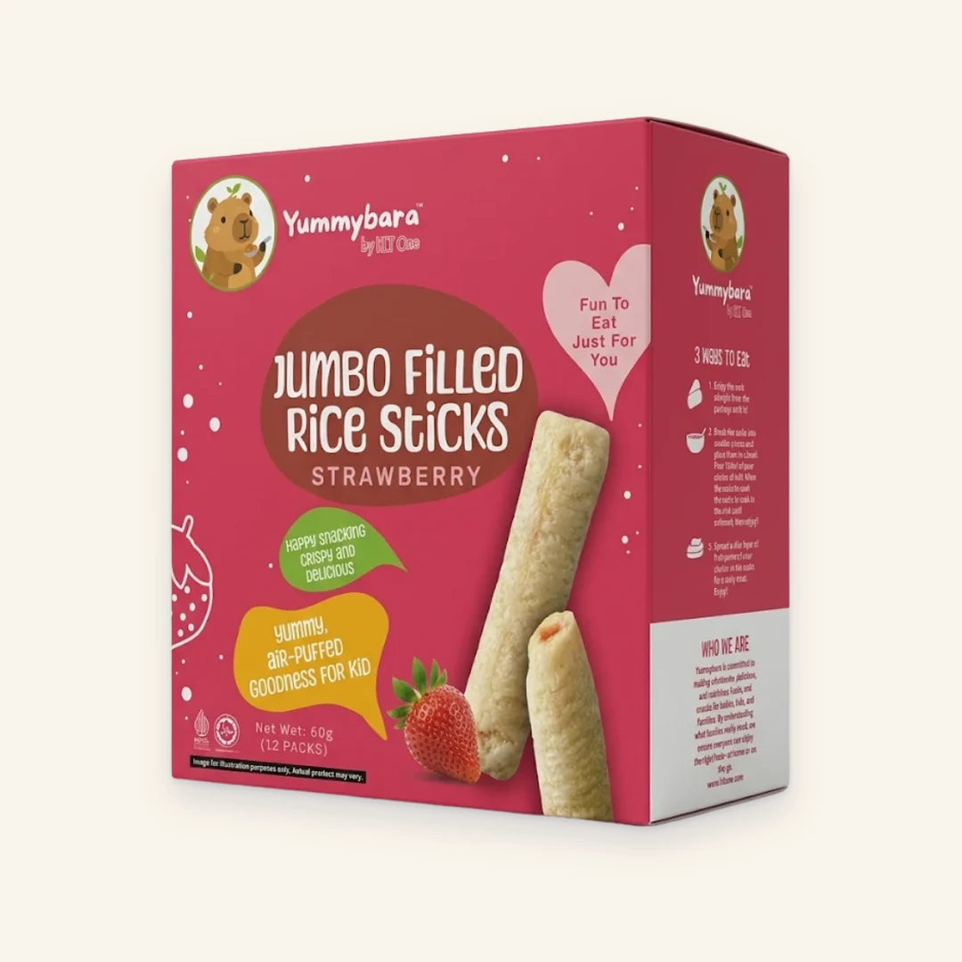 Jumbo Filled Rice Sticks 60g (12 packs) 12M+