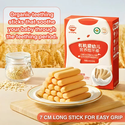 hltone.myshopify.com Qiu Tian Man Man Organic Baby Teething Sticks | Baby Snack 12+ Months | No Added Sugar | Gentle on Gums (64g)  simple