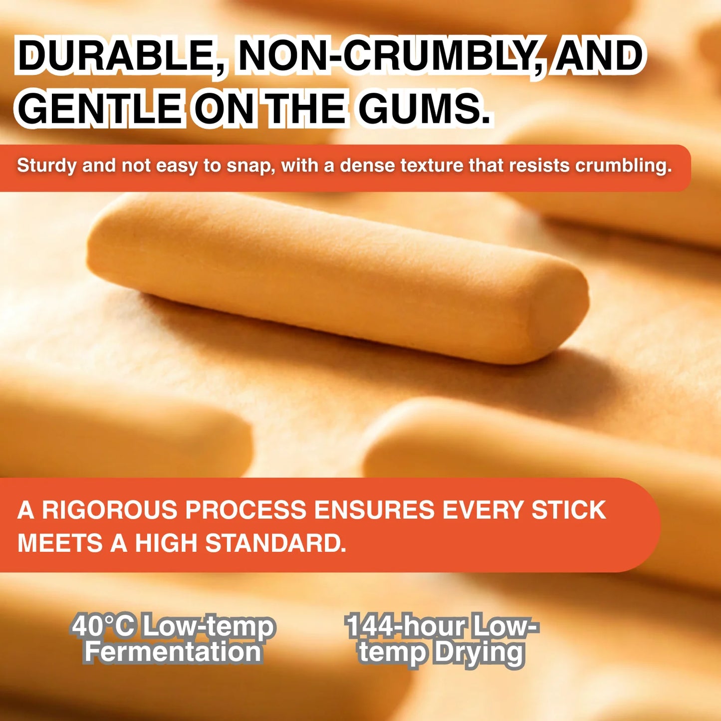 Qiu Tian Man Man Organic Baby Teething Sticks | Baby Snack 12+ Months | No Added Sugar | Gentle on Gums (64g)