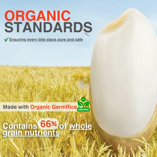 hltone.myshopify.com Qiu Tian Man Man Organic Germinated Baby Rice Puffs | Baby Snack 7+ Months | No Additives | Healthy Baby Snack (32g) variable
