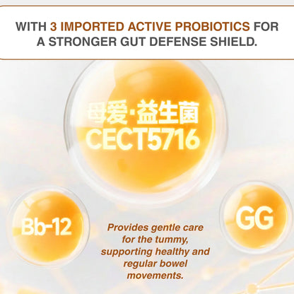 Qiu Tian Man Man Probiotic Germinated Rice Baby Cereal | Infant Weaning Food 4+ Months | with Iron & Vitamin C (20g)