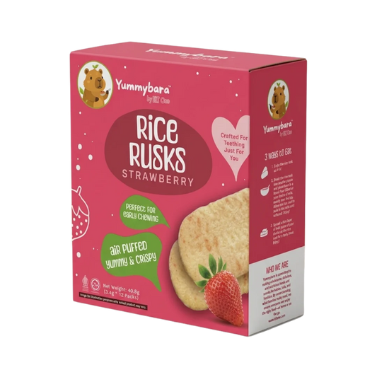 Yummybara Rice Rusks 40.8g (12 packs)