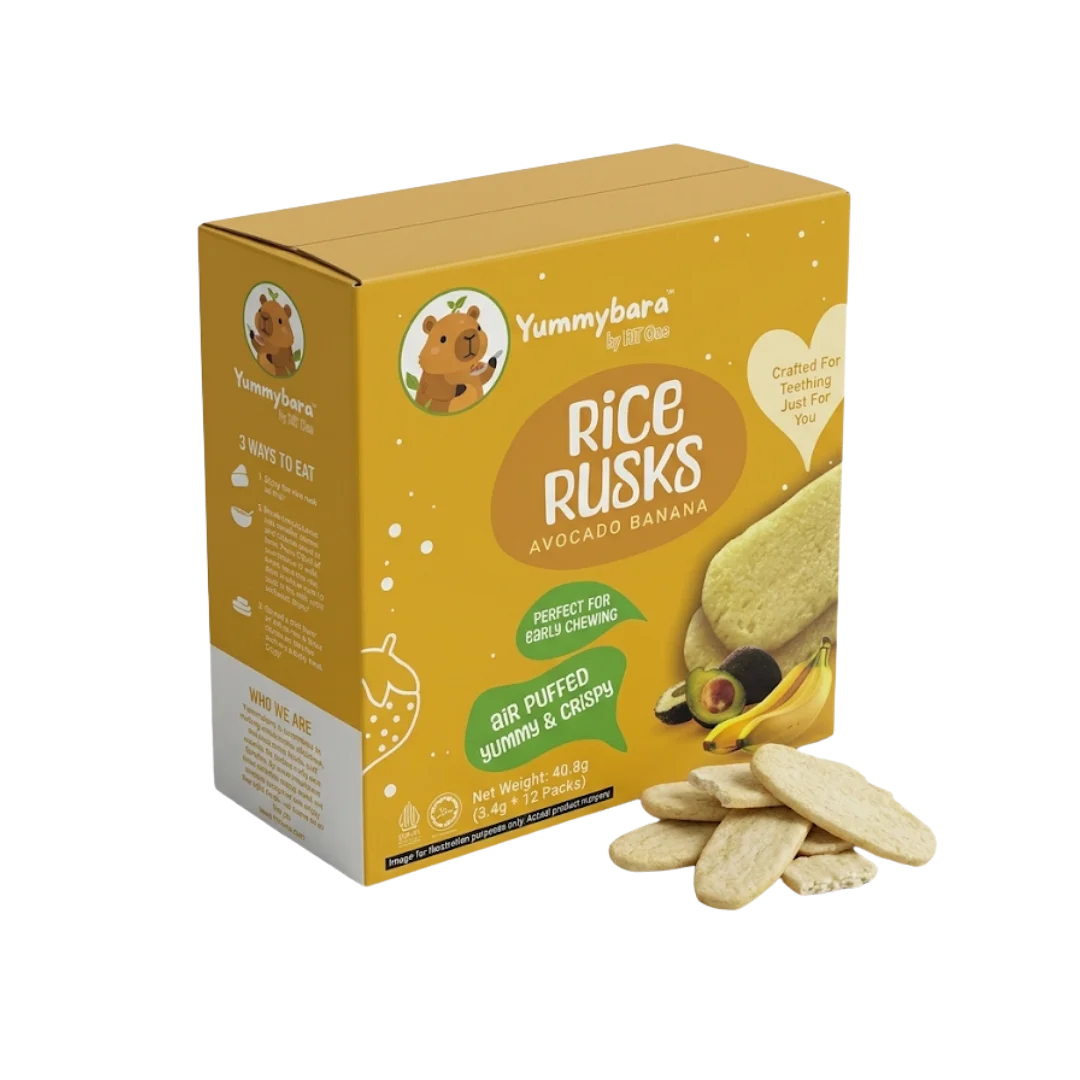 Yummybara Rice Rusks 40.8g (12 packs)