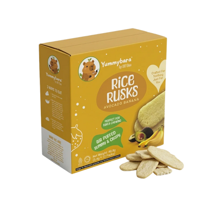 Yummybara Rice Rusks 40.8g (12 packs)