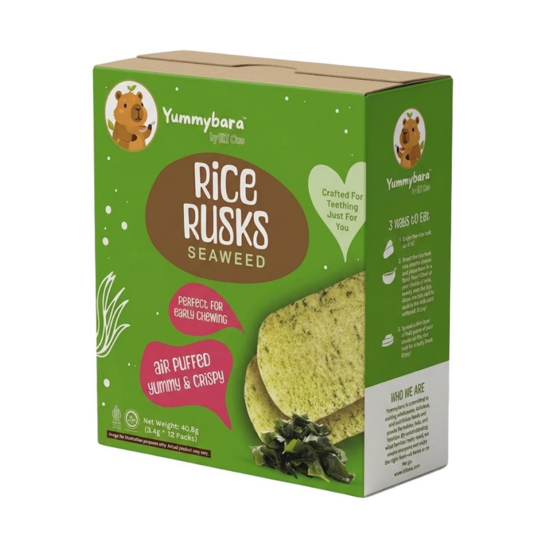 Yummybara Rice Rusks 40.8g (12 packs)