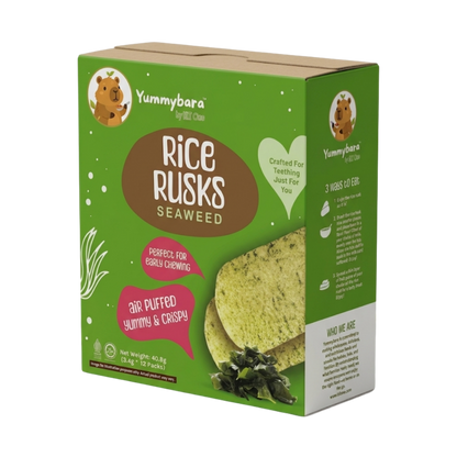 Yummybara Rice Rusks 40.8g (12 packs)