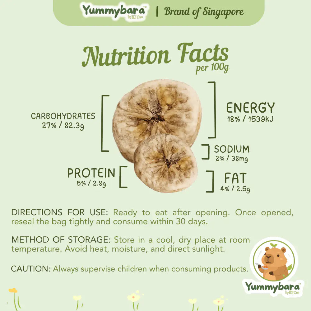 HLT One  Yummybara Freeze Dried Fruits (20g) 8 months+ 7m+, Baby Snacks, Fruit Snacks, Halal 