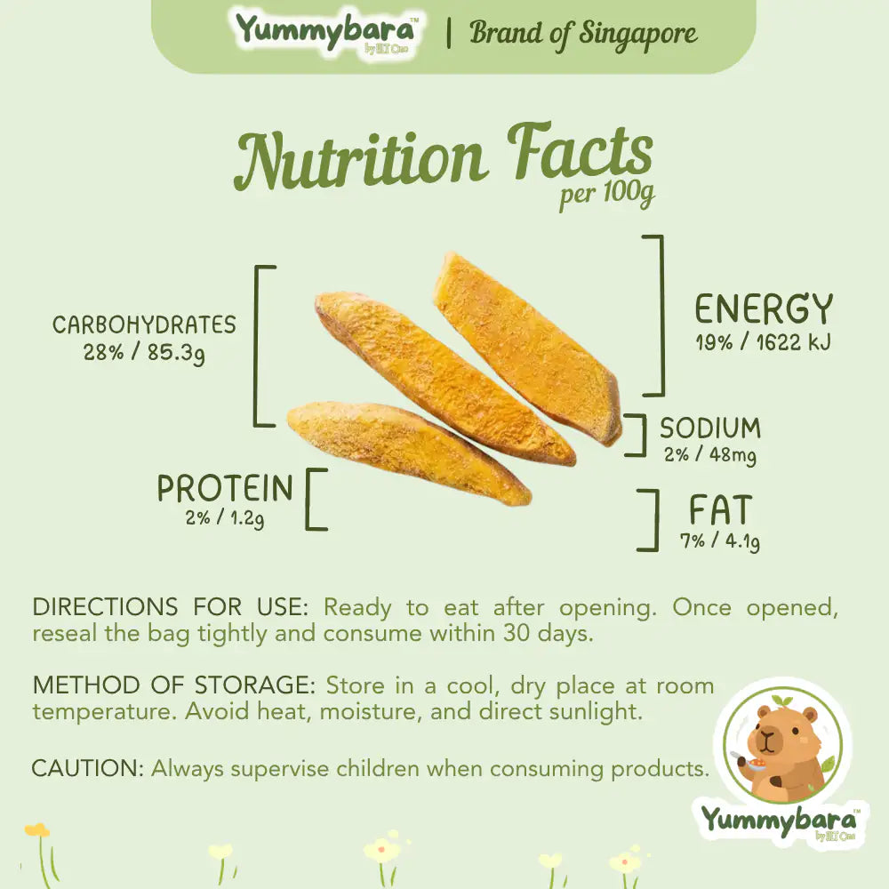 HLT One  Yummybara Freeze Dried Fruits (20g) 8 months+ 7m+, Baby Snacks, Fruit Snacks, Halal 
