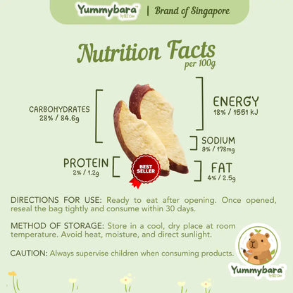 HLT One  Yummybara Freeze Dried Fruits (20g) 8 months+ 7m+, Baby Snacks, Fruit Snacks, Halal 