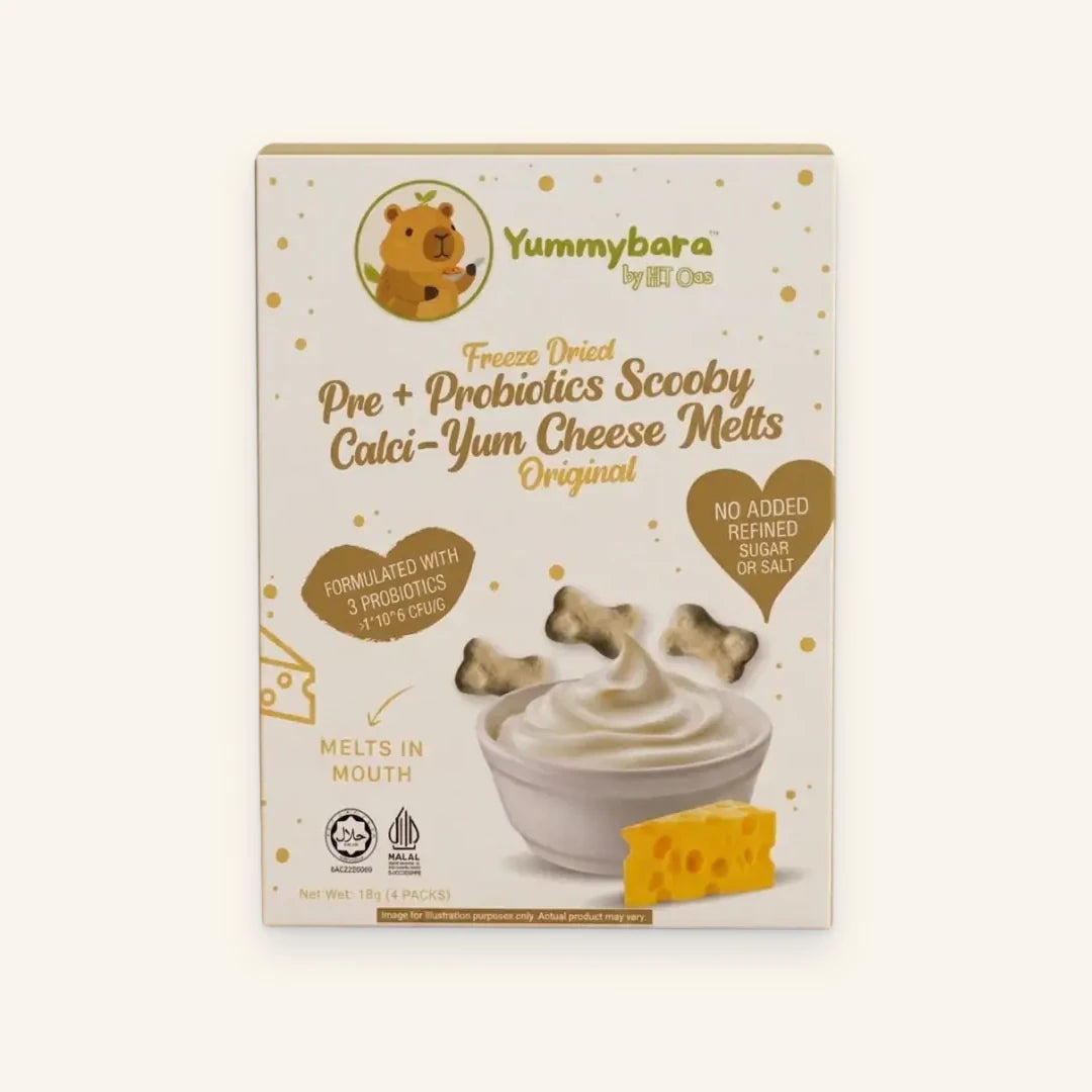 Freeze Dried Pre + Probiotics Cheese Melts (18g) 8 months+